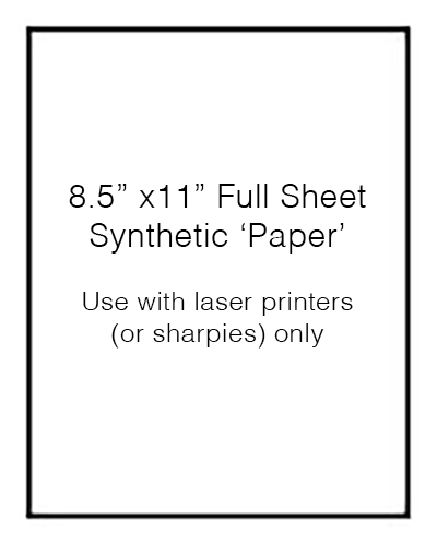 Full Sheet 'Outdoor Paper' (100 Sheets No Perforations)