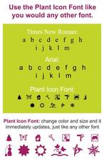 Plant Icon Font