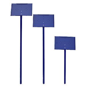 Blue Stake Sign Holder with 11
