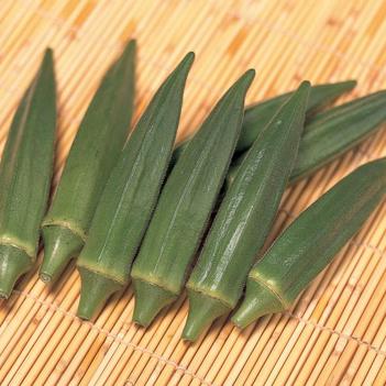 Abelmoschus esculentus 'Jambalaya'