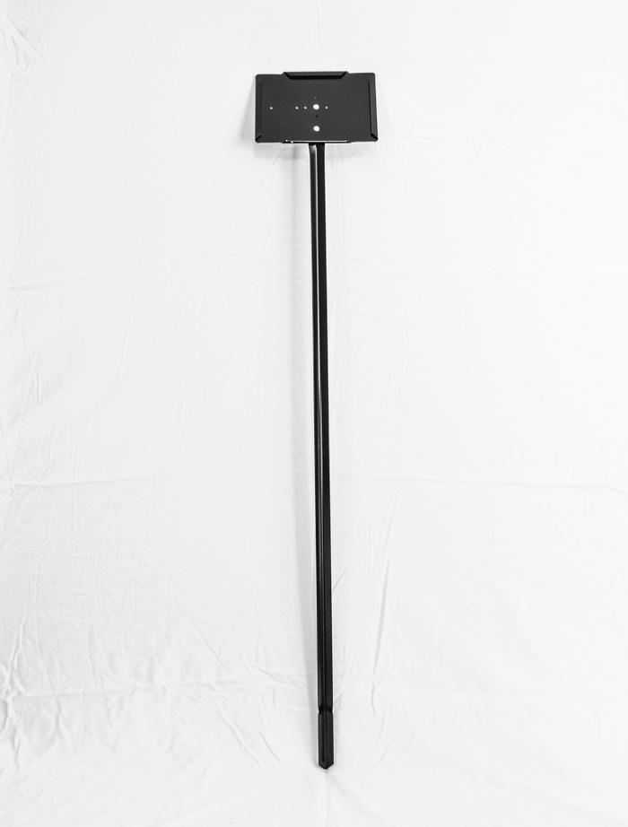 COLMET Black Stake Sign Holder with 7