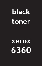Xerox 6360 High Capacity Laser Toner Black