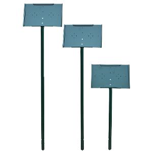 COLMET Green Stake Sign Holder with 11x7 Faceplate