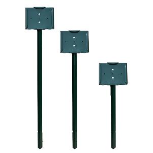 COLMET Green Stake Sign Holder with 5x4 Faceplate
